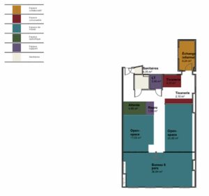 A LOUER – LYON 2 – 135 m² non divisibles