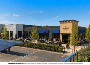 Zone Commerciale – RN6 – A LOUER – SAINT BONNET DE MURE – 411 m² + terrasse 183 m²