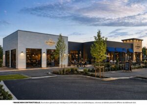 Zone Commerciale – RN6 – A LOUER – SAINT BONNET DE MURE – 296 m² + terrasse 59 m²