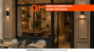 CESSION DE FONDS – LYON 2 – 74 m² sur 2 niveaux