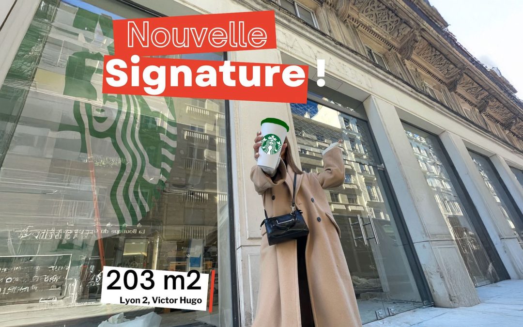 Commerces : Nouvelle signature Starbucks